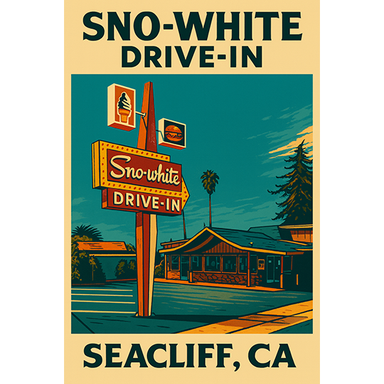 Sno-White Drive In, Seacliff, CA #171