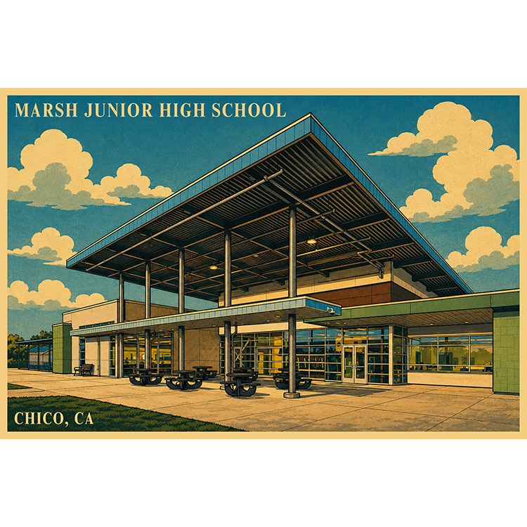 Marsh Junior High School, Chico, CA #207