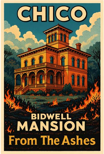 Bidwell Mansion Fire of 2024 - 011