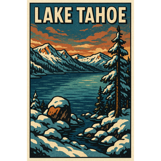 Lake Tahoe in Winter - 074