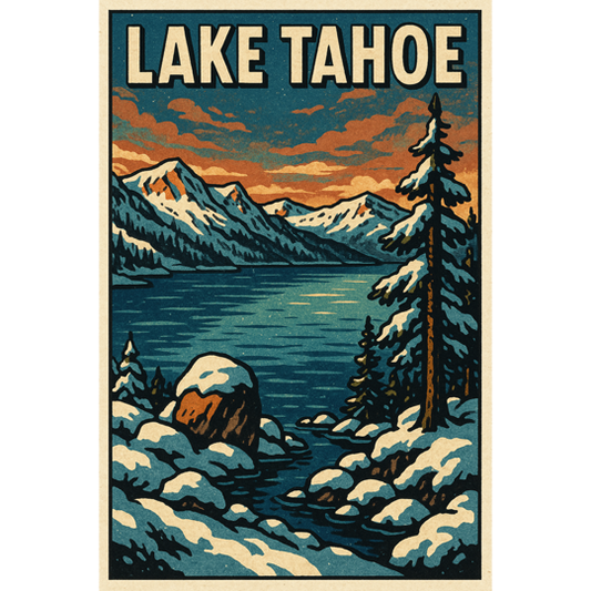 Lake Tahoe in Winter - 074