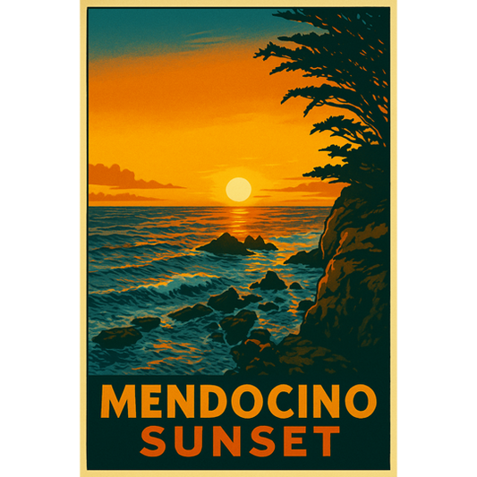 Sunset in Mendocino - 077