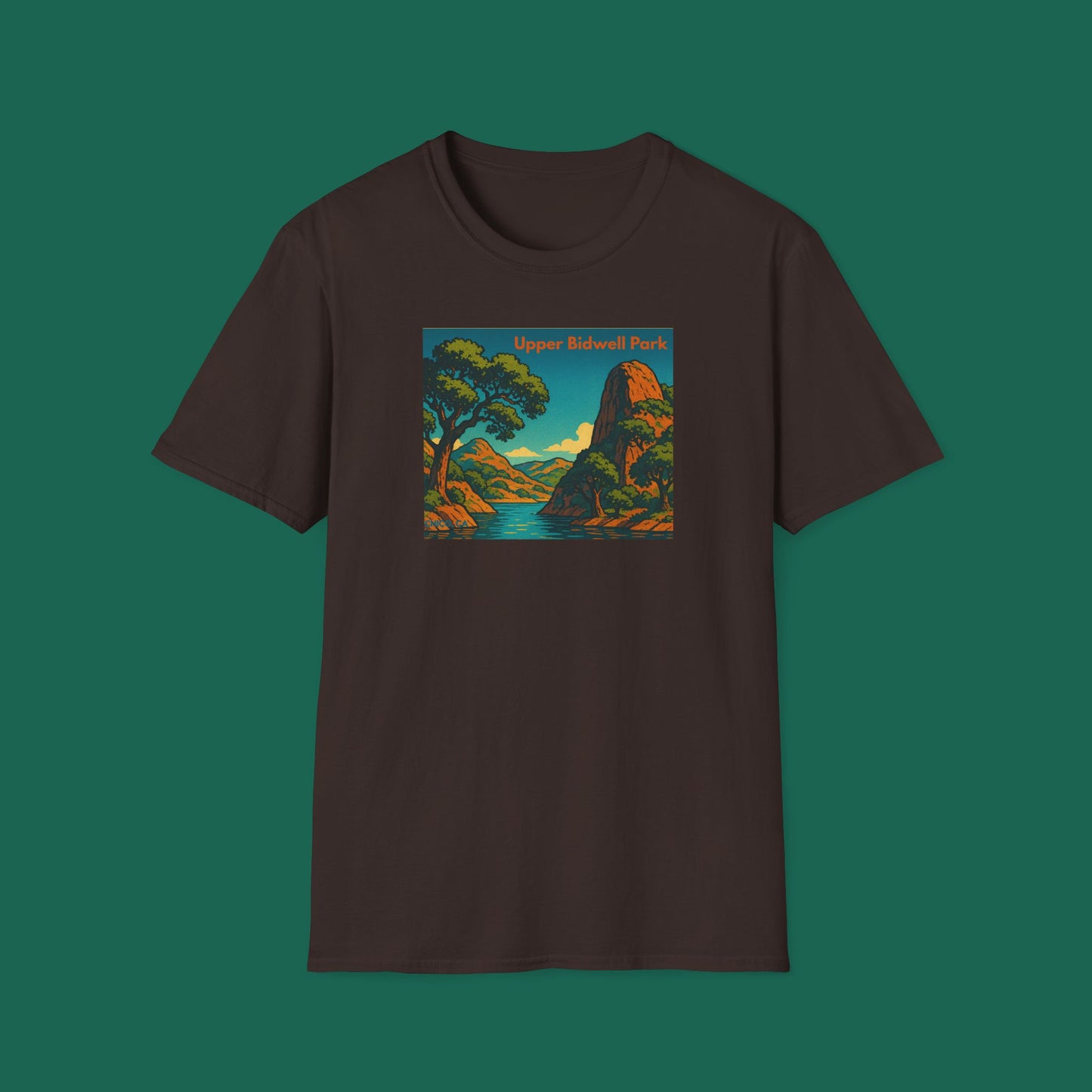 Upper Bidwell Park Chico California T-Shirt — Northern CA Hiking, Biking & Swimming Tee