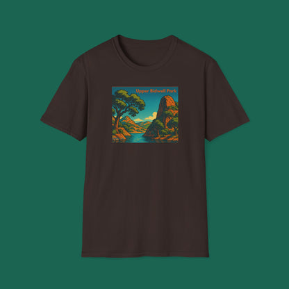 Upper Bidwell Park Chico California T-Shirt — Northern CA Hiking, Biking & Swimming Tee