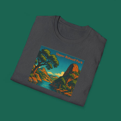Upper Bidwell Park Chico California T-Shirt — Northern CA Hiking, Biking & Swimming Tee