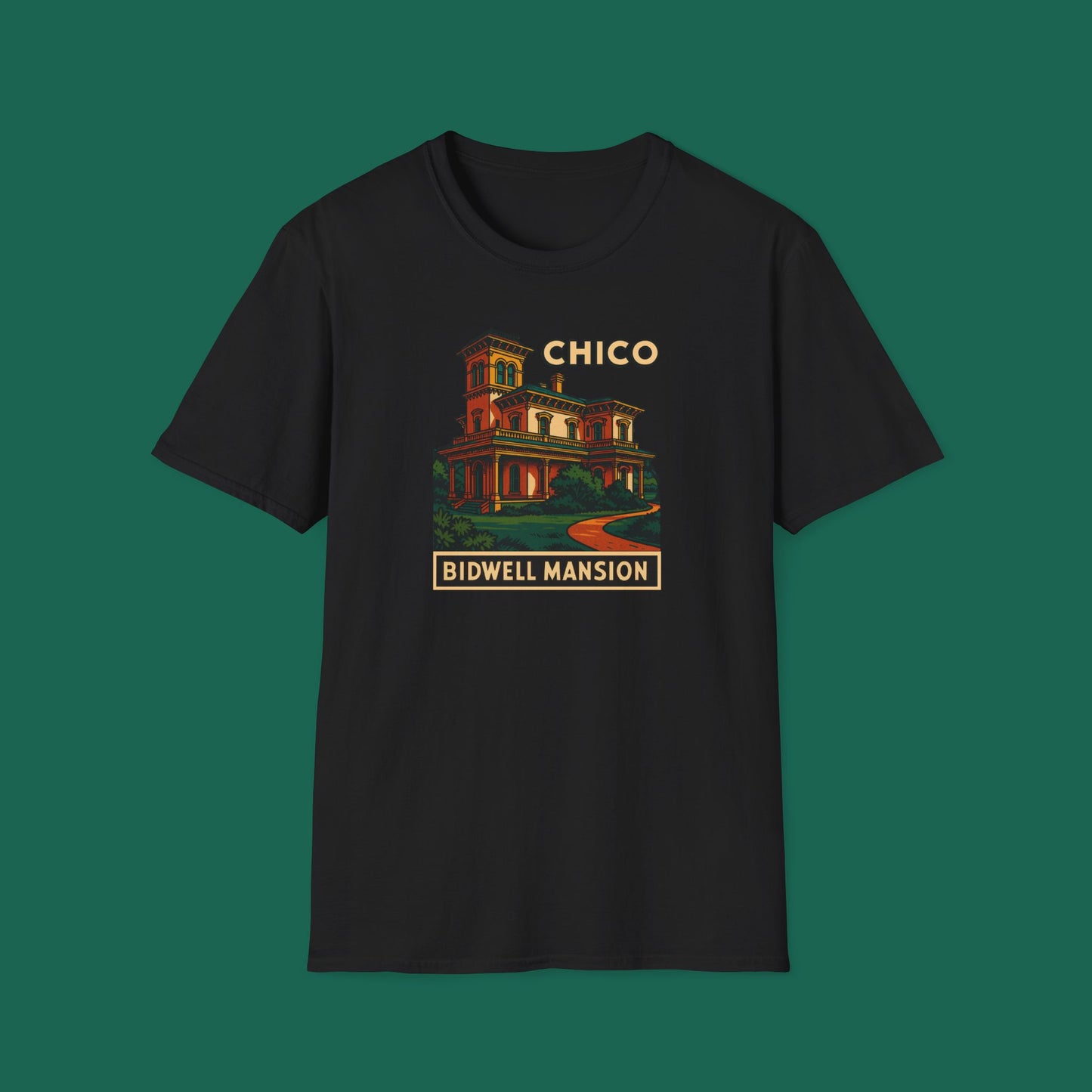 Bidwell Mansion T-Shirt — Chico State Historic Landmark