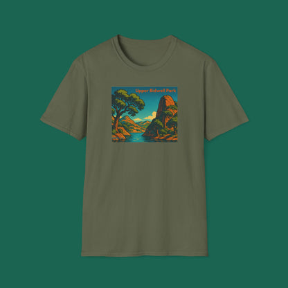 Upper Bidwell Park Chico California T-Shirt — Northern CA Hiking, Biking & Swimming Tee