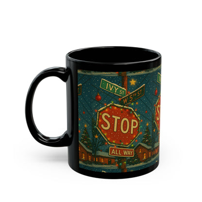 Chico 5th & Ivy Black Mug — 11oz & 15oz City Landmark Coffee Cup