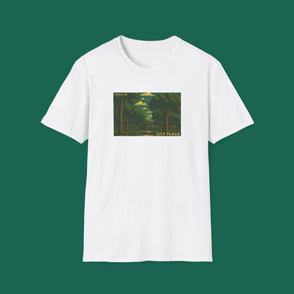 City Plaza T-Shirt - Chico, California Vintage Design