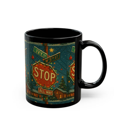 Chico 5th & Ivy Black Mug — 11oz & 15oz City Landmark Coffee Cup