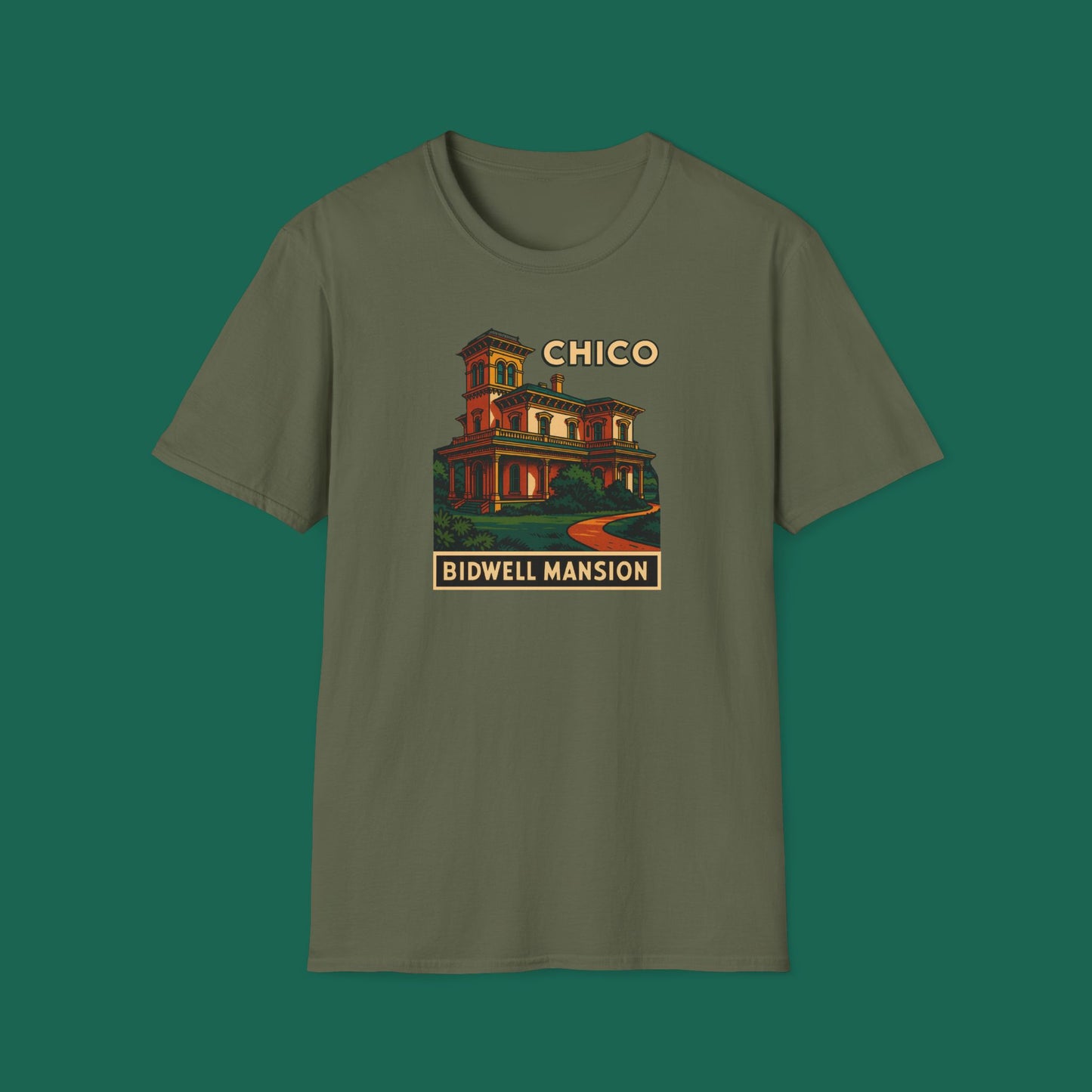 Bidwell Mansion T-Shirt — Chico State Historic Landmark