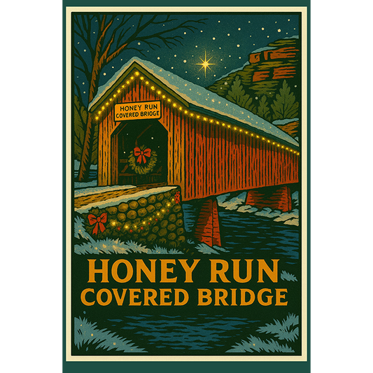 The Covered Bridge at Christmas #179