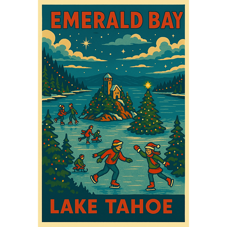 Ice Skating at Emerald Bay #182