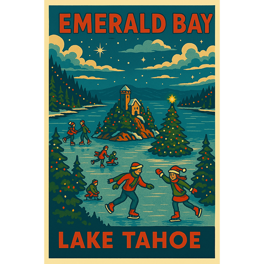 Ice Skating at Emerald Bay #182