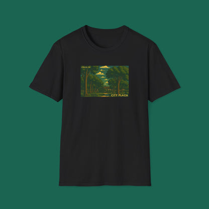 City Plaza T-Shirt - Chico, California Vintage Design