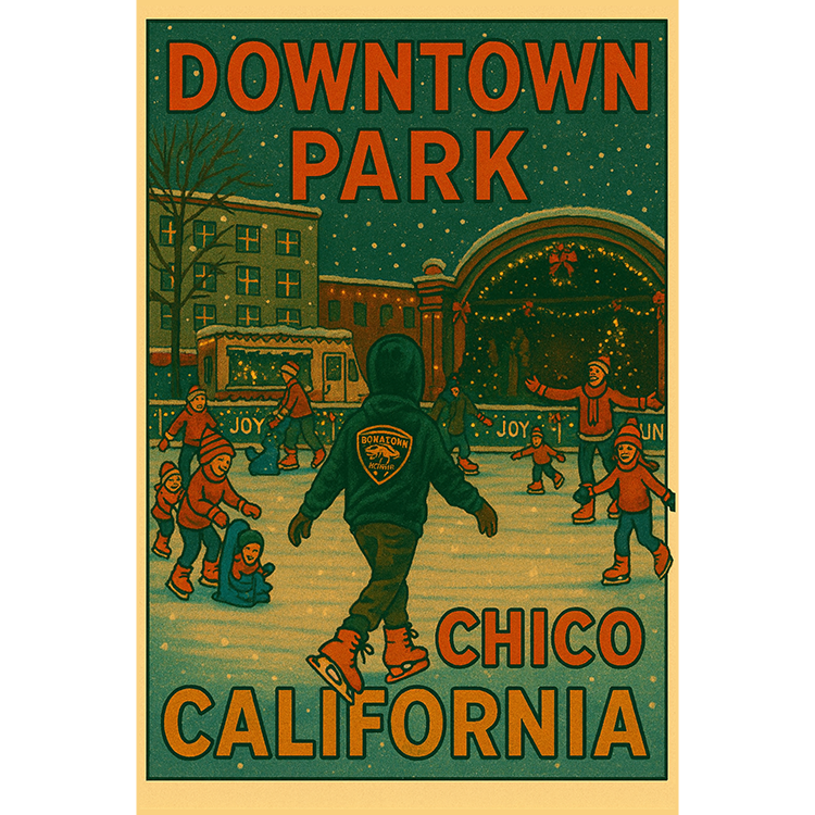 Skating in Downtown Chico #189