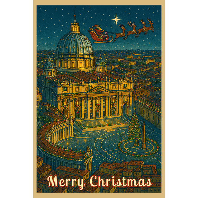 Santa over the Vatican #190