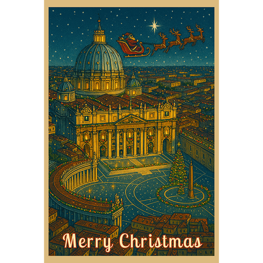 Santa over the Vatican #190