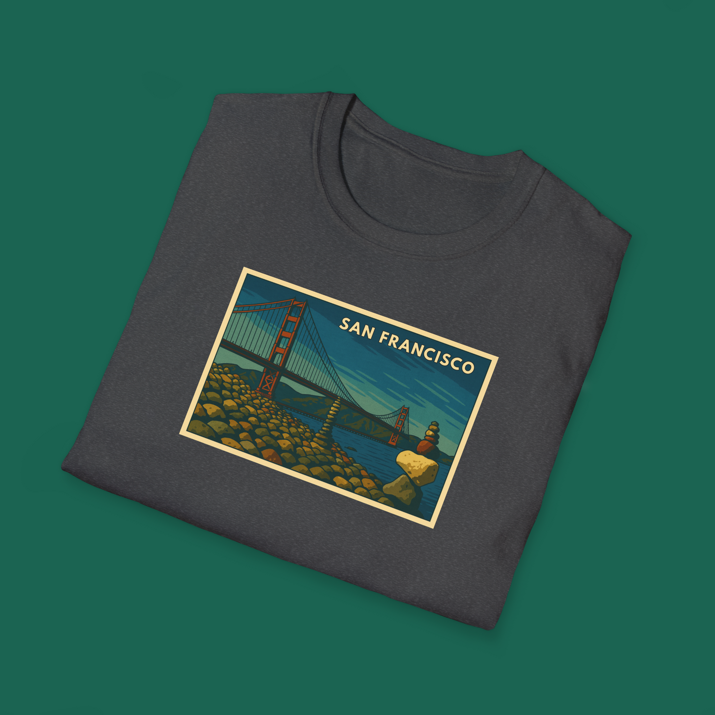 Golden Gate Bridge Different Perspective — San Francisco Landmark Tee
