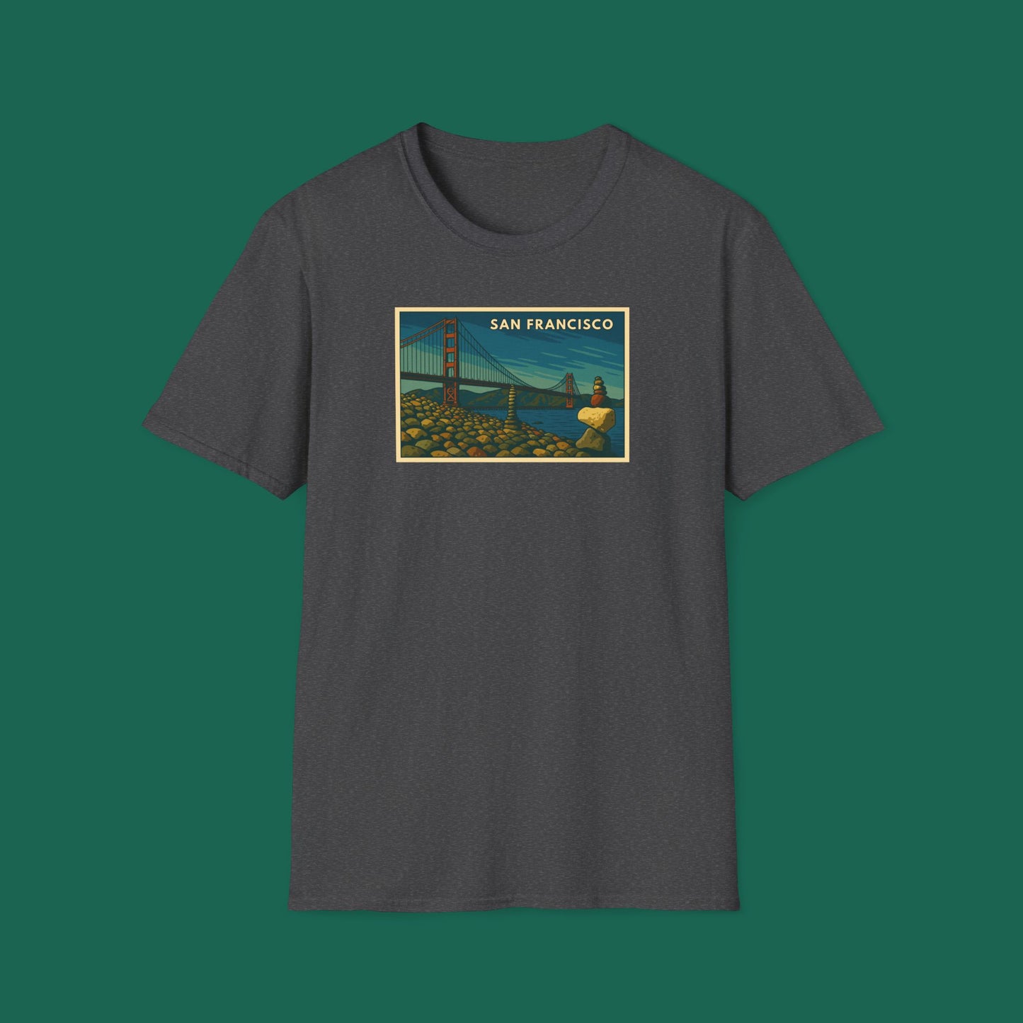 Golden Gate Bridge Different Perspective — San Francisco Landmark Tee