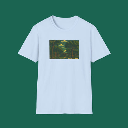 City Plaza T-Shirt - Chico, California Vintage Design