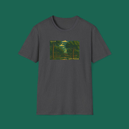 City Plaza T-Shirt - Chico, California Vintage Design