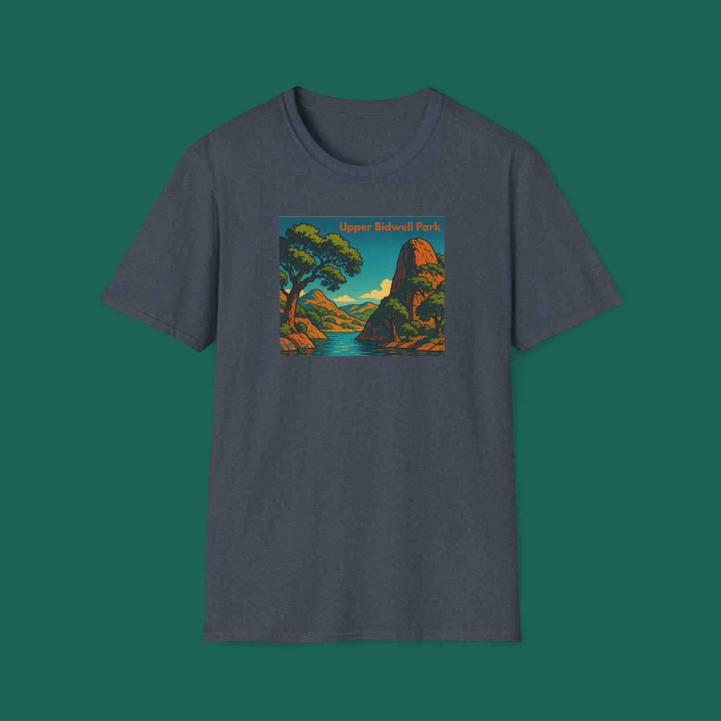 Upper Bidwell Park Chico California T-Shirt — Northern CA Hiking, Biking & Swimming Tee
