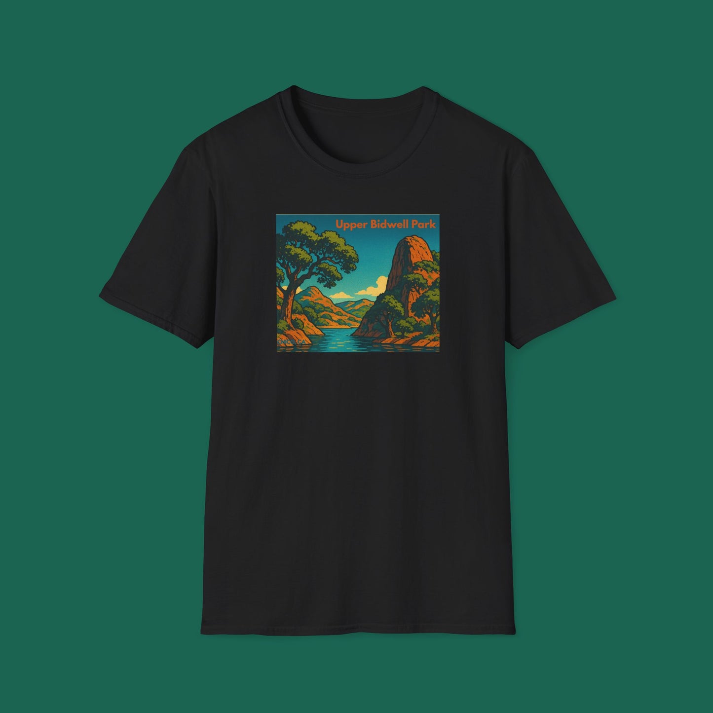 Upper Bidwell Park Chico California T-Shirt — Northern CA Hiking, Biking & Swimming Tee