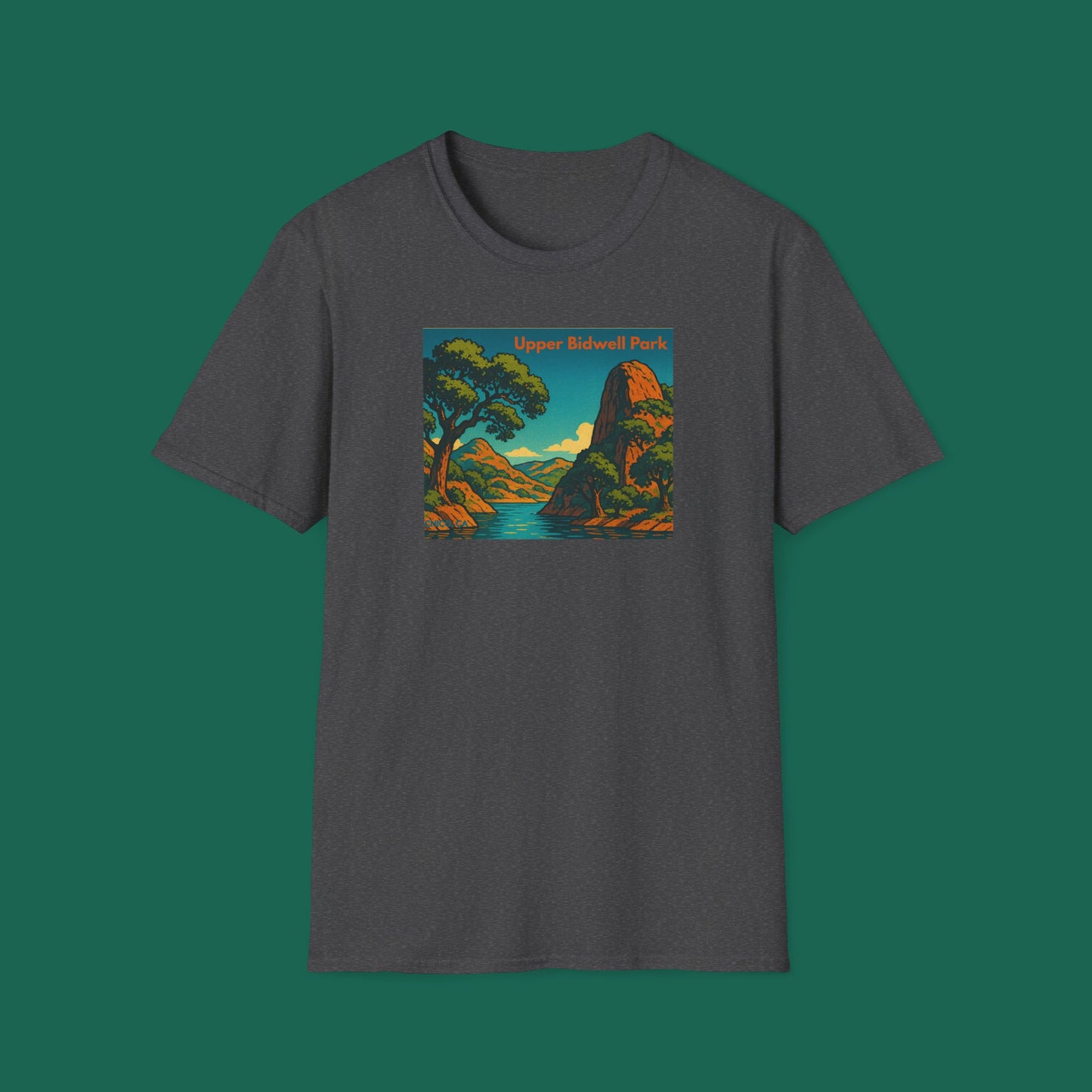 Upper Bidwell Park Chico California T-Shirt — Northern CA Hiking, Biking & Swimming Tee