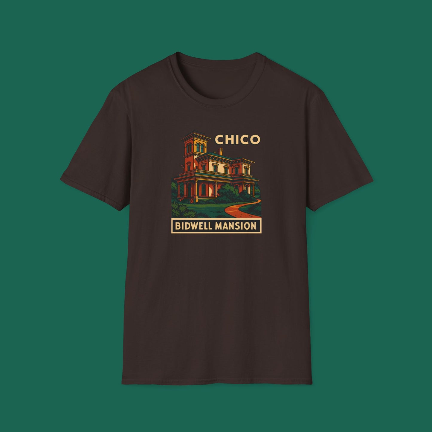 Bidwell Mansion T-Shirt — Chico State Historic Landmark