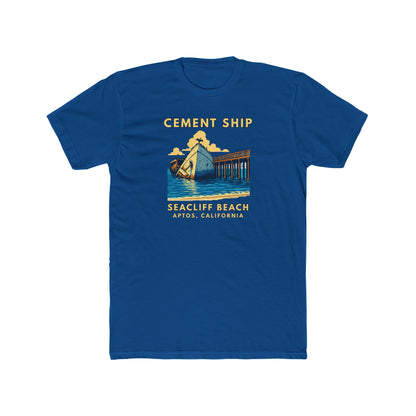 Cement Ship Vintage Beach T‑Shirt — Beachcliff Beach, Aptos, California Graphic Tee