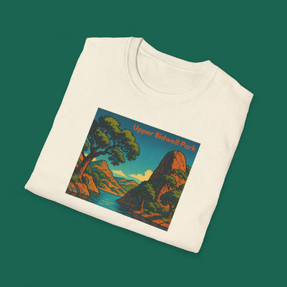 Upper Bidwell Park Chico California T-Shirt — Northern CA Hiking, Biking & Swimming Tee