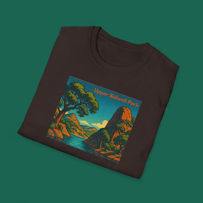 Upper Bidwell Park Chico California T-Shirt — Northern CA Hiking, Biking & Swimming Tee