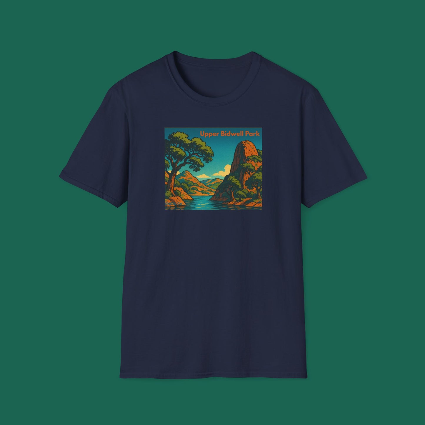 Upper Bidwell Park Chico California T-Shirt — Northern CA Hiking, Biking & Swimming Tee