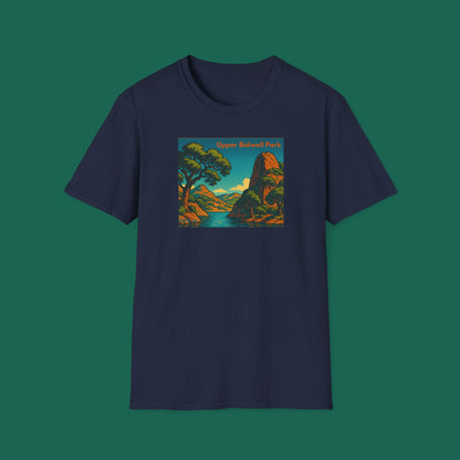 Upper Bidwell Park Chico California T-Shirt — Northern CA Hiking, Biking & Swimming Tee