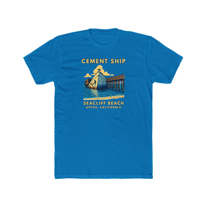 Cement Ship Vintage Beach T‑Shirt — Beachcliff Beach, Aptos, California Graphic Tee