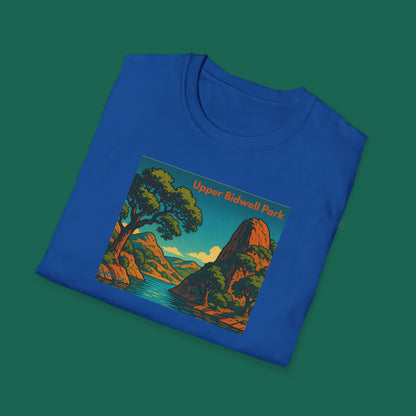 Upper Bidwell Park Chico California T-Shirt — Northern CA Hiking, Biking & Swimming Tee